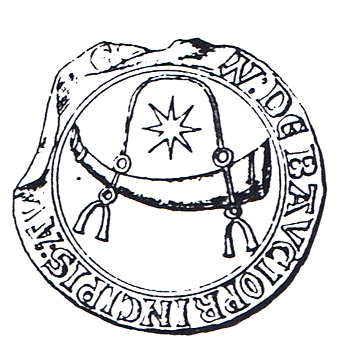 sceau de Guillaume III de Baux; 1256; archives départementales, Bouches-du-Rhône, B 352